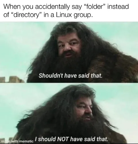 Linux Folder Slip-Up