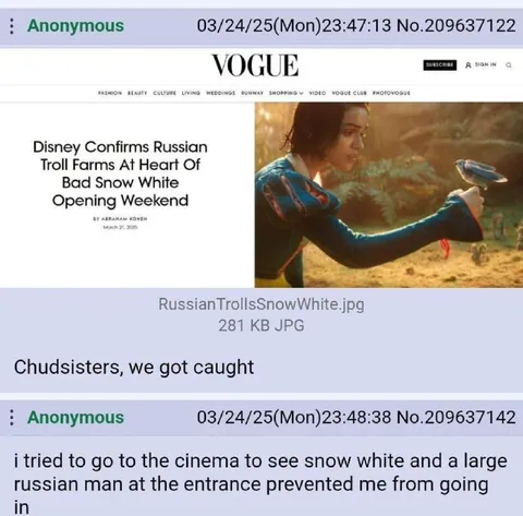 Russian Trolls at Snow White