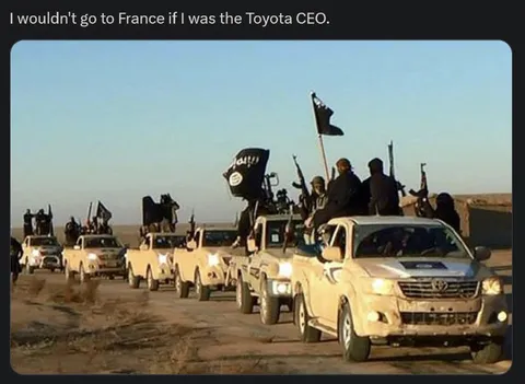 Toyota CEO Goes to France