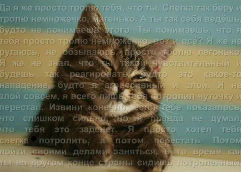 Я же просто троллю тебя