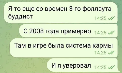 Буддист со времён Fallout 3