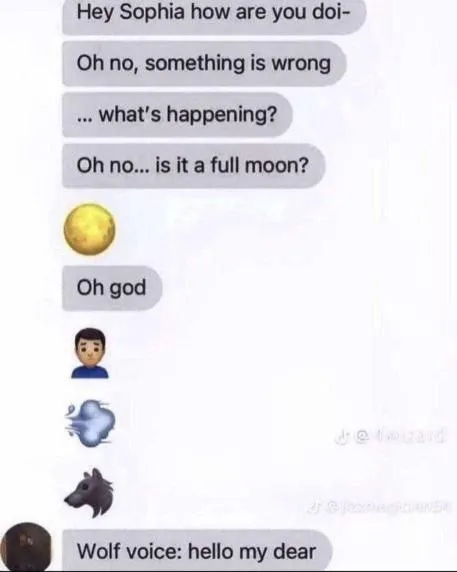 Full Moon Wolf Transformation