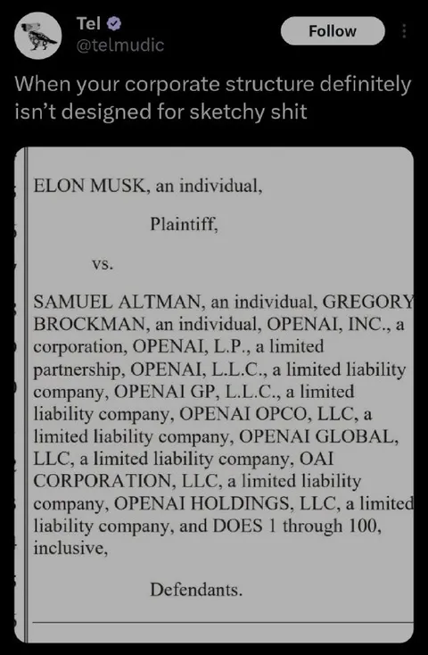 Corporate Structure Lawsuit