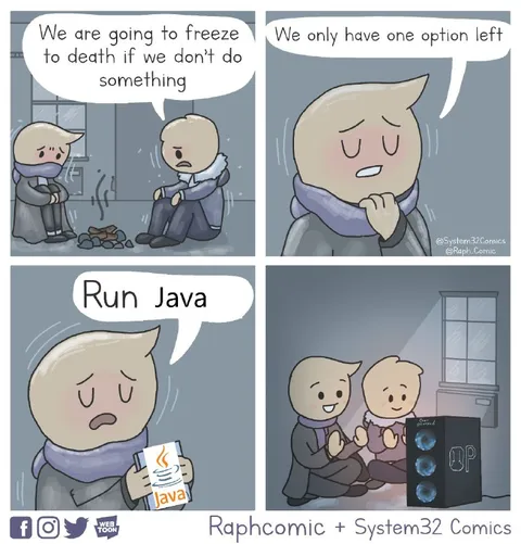 Run Java to Stay Warm