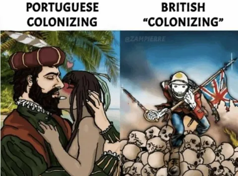 Portuguese Versus British Colonizing