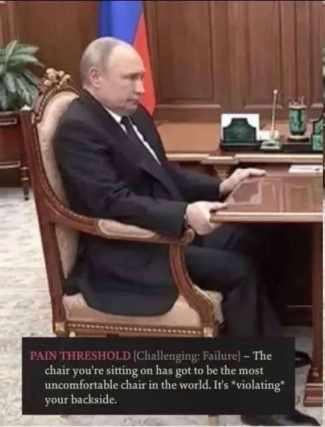 Putin Pain Threshold Chair