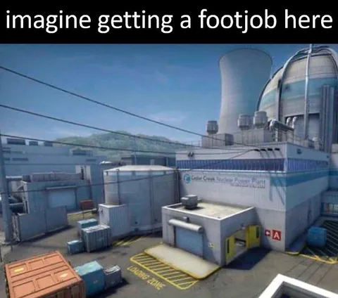 Footjob at the Nuclear Plant