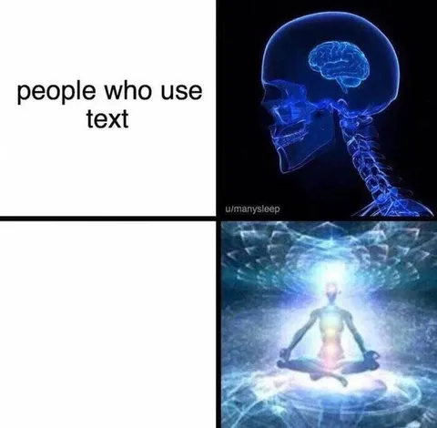 People Who Use Text