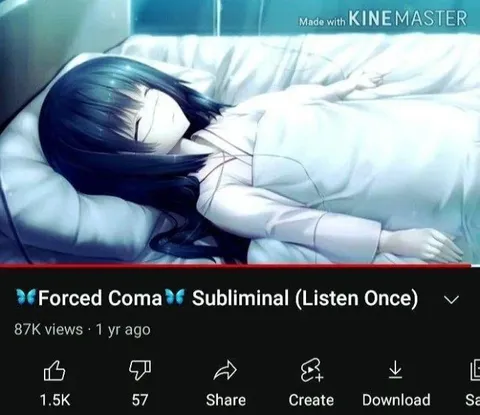 Forced Coma Subliminal Video