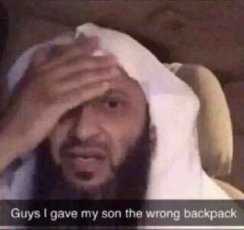 Wrong Backpack Regret