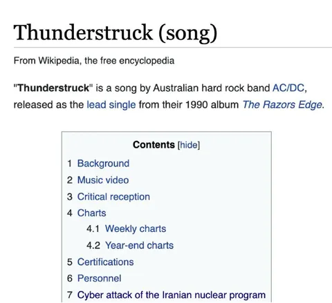 Thunderstruck Wikipedia Nuclear Program