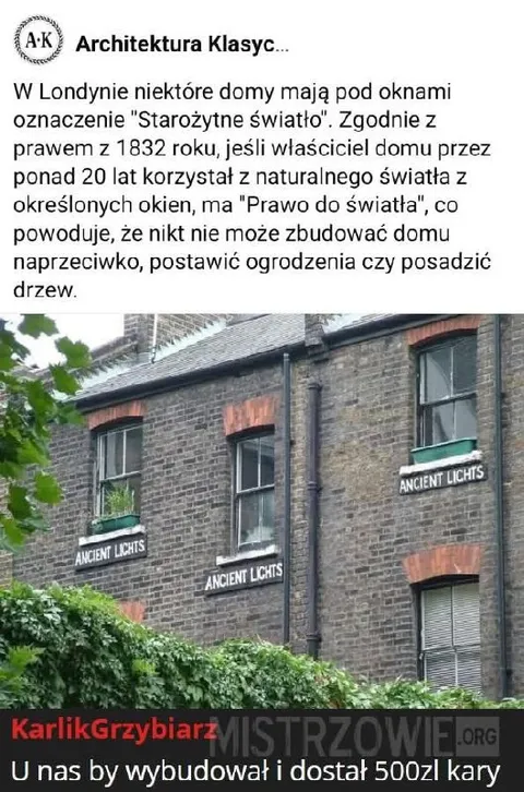 Prawo do światła po polsku