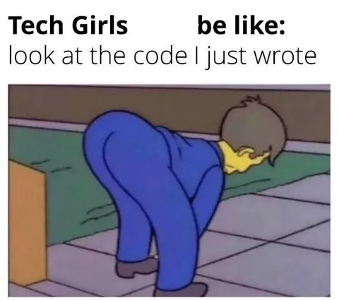 Tech Girls Looking at Code