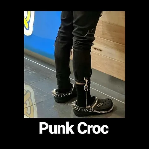 Punk Croc Spiked Shoes