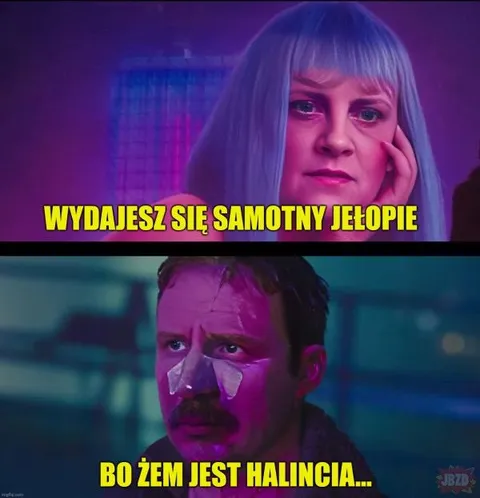 Samotny jełop i halincja