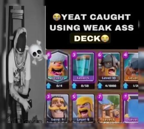 Yeat Caught Using Weak Deck