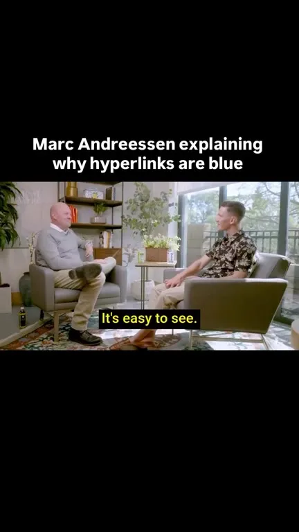 Marc Andreessen Explains Blue Hyperlinks
