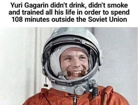 Gagarin’s 108-Minute Smoke Break