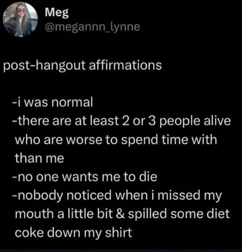 Post-Hangout Affirmations