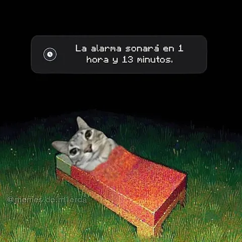 Alarma en una hora