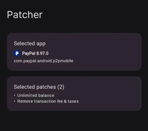 Unlimited PayPal Balance Patcher