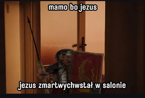 Jezus zmartwychwstał w salonie
