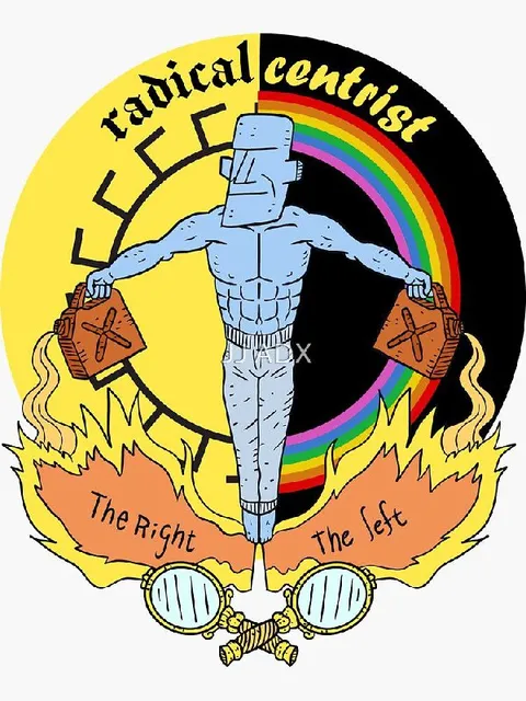 Radical Centrist Balancing Both Sides