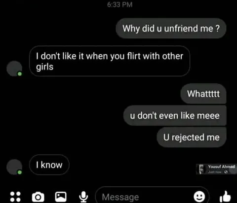 Jealous Ex-Girlfriend Texts