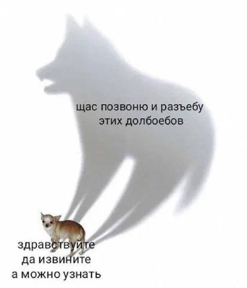 Мышь с грозной тенью