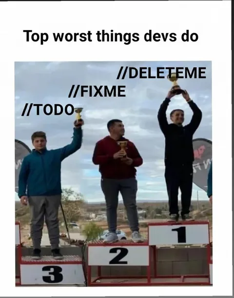 Top Worst Things Devs Do