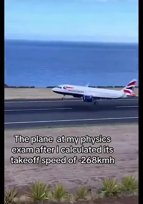Plane With Negative Takeoff Speed