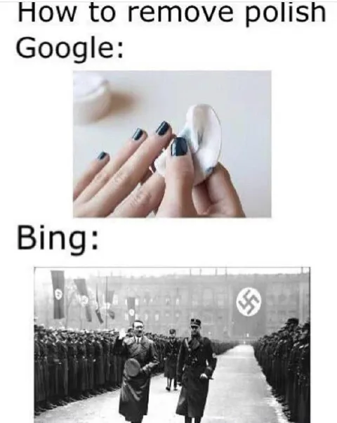How to Remove Polish: Google vs Bing
