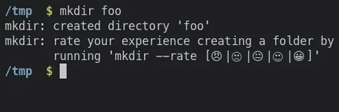 mkdir rate your experience