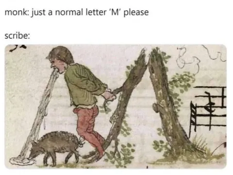 Just a Normal Letter M