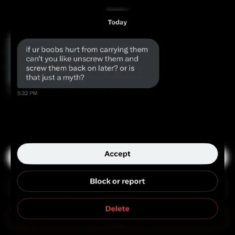 Unhinged Boob Question