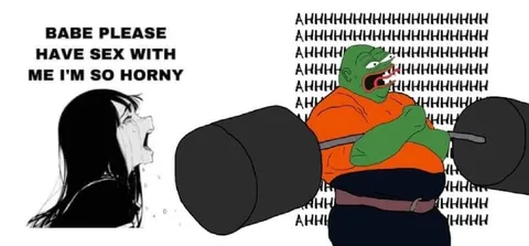Pepe Presses the Horny Woman