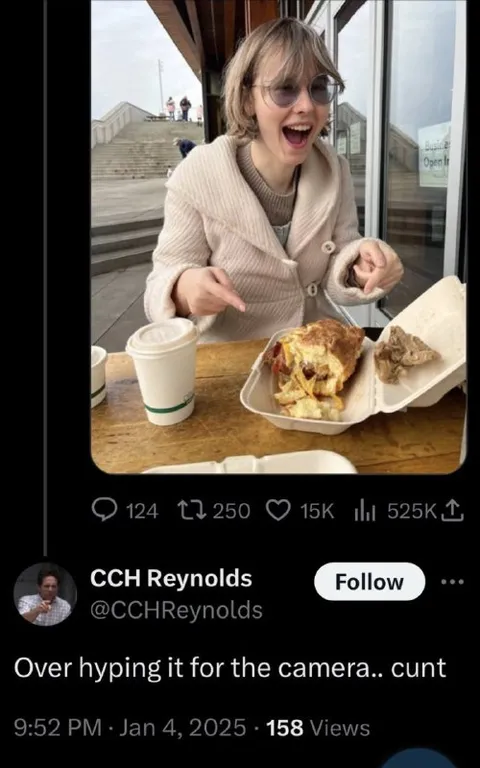 Overhyped Food Reaction