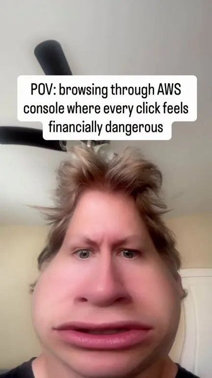AWS Console Financial Panic