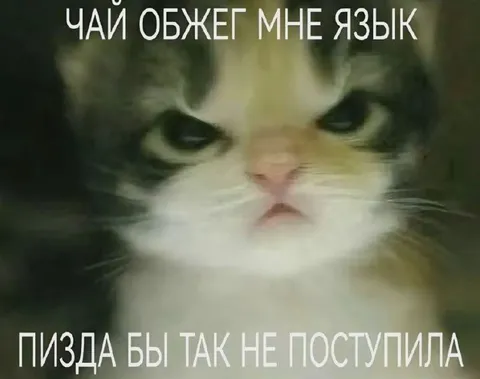 Чай обжег язык