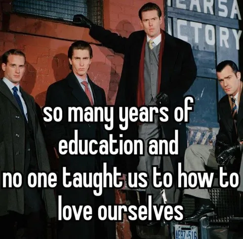 No One Taught Us Self Love