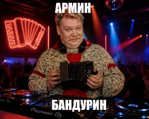 Армин Бандурин играет на рейве