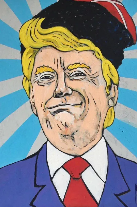 Улыбающийся Дональд Трамп