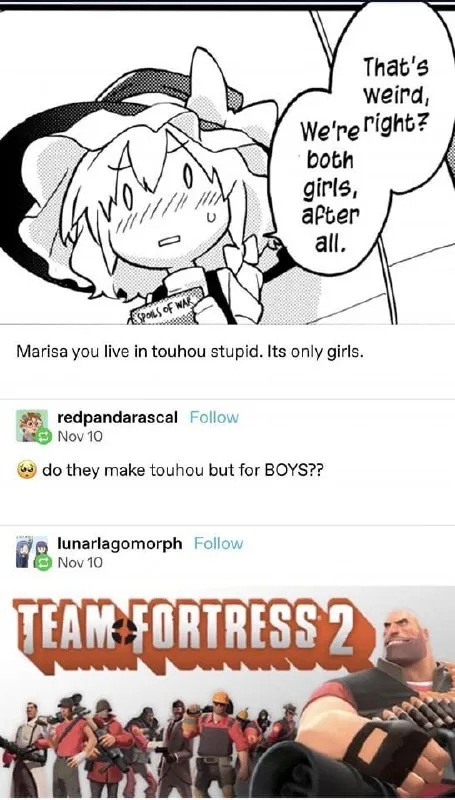 Touhou for Boys