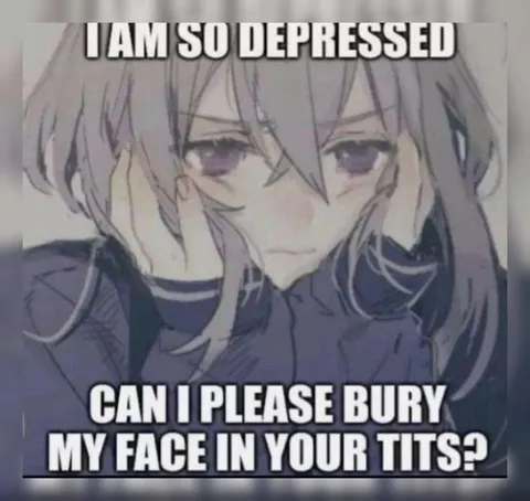 Depressed Anime Girl Wants Comfort