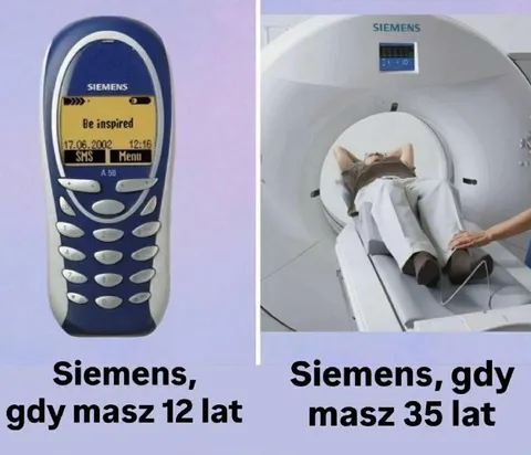 Siemens w wieku 12 i 35 lat