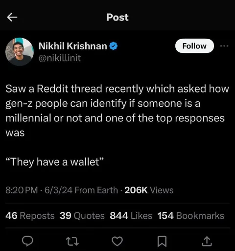 Gen Z Identifies Millennials by Wallet