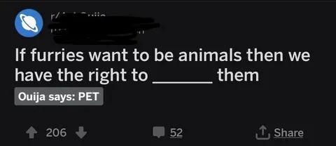 Ouija Says Pet the Furries