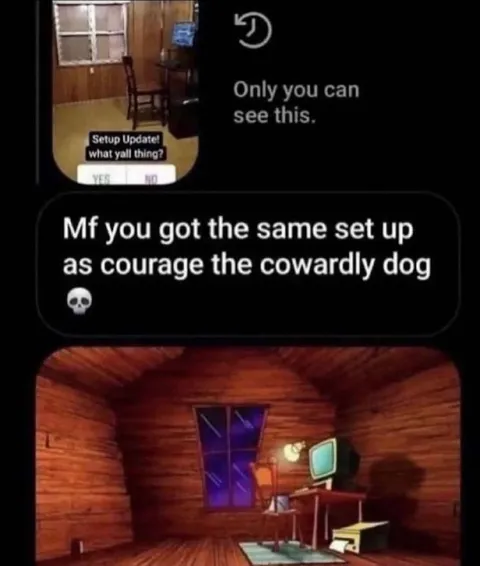 Courage the Cowardly Dog Setup