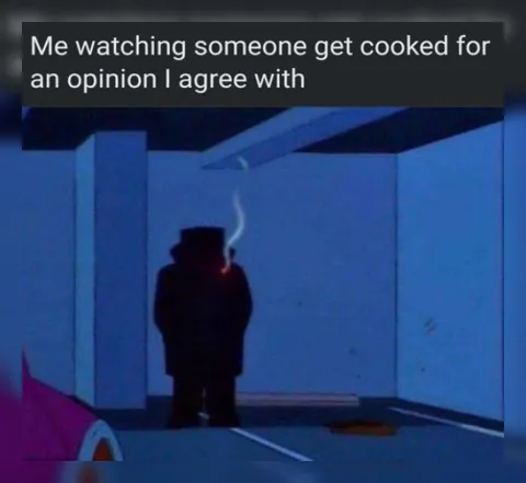 Watching Someone Get Cooked
