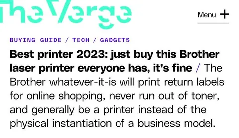 Best Printer 2023 Recommendation